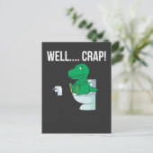 Funny Trex Arms Small Dinosaur Humor Briefkaart (Staand voorkant)