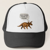 Funny Triceratops Dinosaur Trucker Pet (Voorkant)