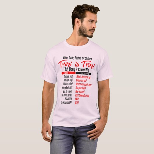 Funny Trini is Trini T-shirt (Voorkant volledig)