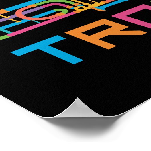 Funny Trombone - Doe het op de Slide Poster (Hoek)