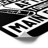 Funny Trombone Player Marching Band Poster (Hoek)