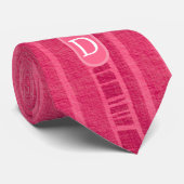 Funny Trophy Dad Stropdas voor Vaderdag Gift Pink (Opgerold)