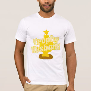 Funny Trophy Husband ontwerp T-shirt