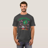 Funny Tropical Summer Santa Clause Hawaiian T-shirt (Voorkant volledig)