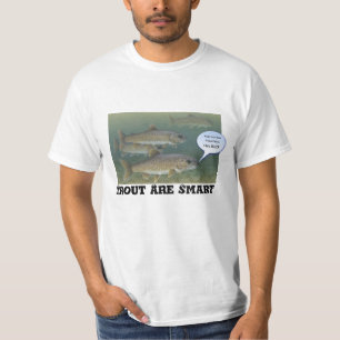 Funny "Trout are Smart" — grappige shirten voor T-shirt