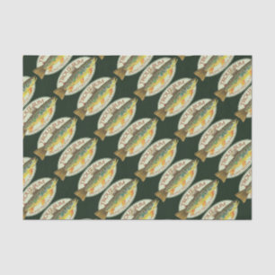 Funny Trout Vist - TROUT BUM - Tissuepapier