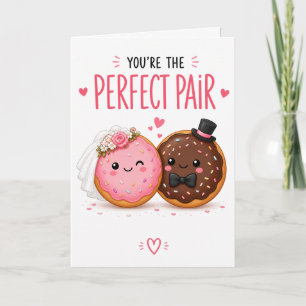 Funny Trouwkaart met Donut – Malse Voedsel Kaart