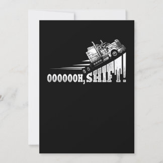Funny Truck Driver Trucker Gift Kaart