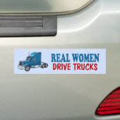 Funny Trucker Bumpersticker (Op auto)