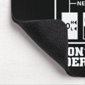 Funny Trucker Design For Men Big Rig Trucker Truck Muismat (Hoek)