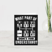 Funny Trucker Driver Gear Stick Shift Kaart (Voorkant)