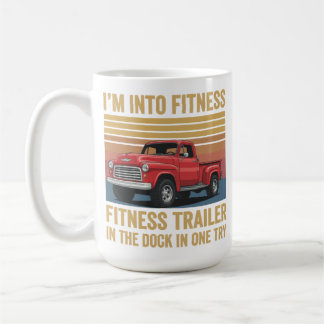 Funny Trucker Pun Fitness Whole Trailer in The Doc Koffiemok