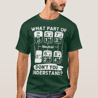 Funny Trucker T-shirt Gearshift Truck Driver T - s