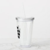 Funny True Crime Podcast Fan Acryl Drinkbeker (Links)