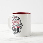 Funny True Crime Watching Mug Serial Killer Gift (Devant gauche)