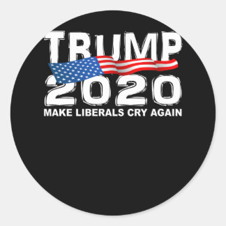 Funny TRUMP 2020 maakt liberalen weer aan het roer Ronde Sticker