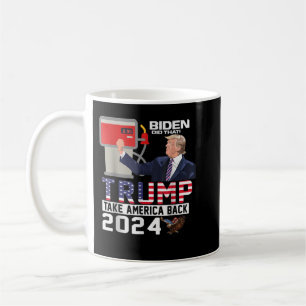 Funny Trump 2024 Flag Anti Joe Biden Mean Tweets G Koffiemok