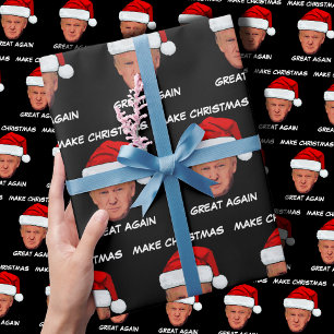 Funny Trump 2024 maakt kerst weer geweldig Cadeaupapier