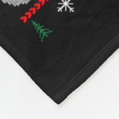 Funny Trump 2024 maakt kerst weer geweldig S Fleece Deken (Hoek)