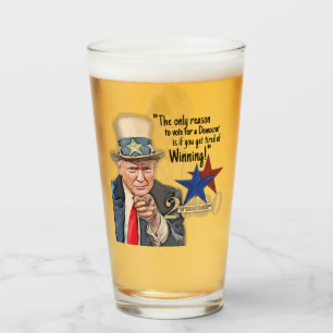 Funny Trump Baby Quote Glas