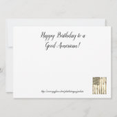 Funny Trump Biden 1910 Magic Act Carte d'anniversa (Dos)