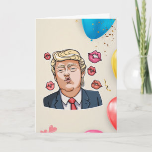 Funny Trump Birthday Kaart