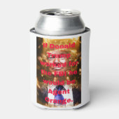 Funny Trump Blikjeskoeler (Blikje Voorkant)