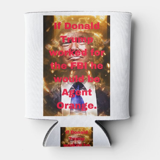 Funny Trump Blikjeskoeler (Voorkant)