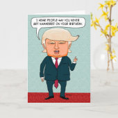 Funny Trump Fake News Kaart (Gele Bloem)