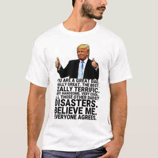 Funny Trump Father Birthday Card T-shirt