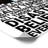 Funny Trump Father Birthday Kaart Poster (Hoek)