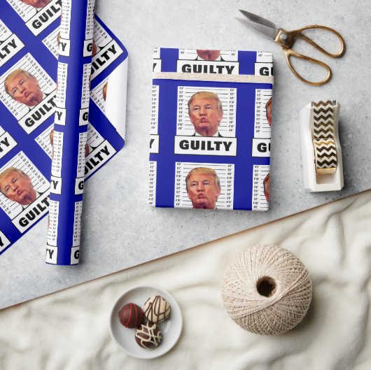 Funny Trump Guilty Cadeaupapier (Crafts)