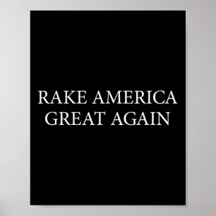 Funny Trump Hark Amerika Weer Groot Tuinier Shirt Poster