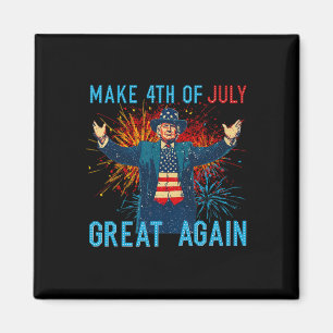 Funny Trump Maakt 4 juli weer geweldig vuurwerk Magneet
