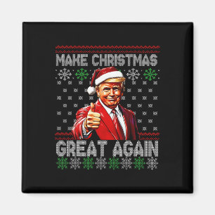 Funny Trump maakt kerst weer geweldig, lomp. Magneet
