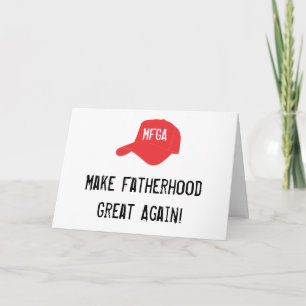 Funny Trump MAGA Vaderdag Kaart