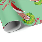 Funny Trump "Merry KerstLoser" Cadeaupapier (Rol Hoek)