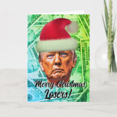 Funny Trump "Merry KerstLoser" Feestdagen Kaart (Voorkant)