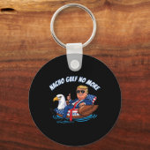 Funny Trump Nacho Gulf No More Shirt Political Car Sleutelhanger (Voorkant)