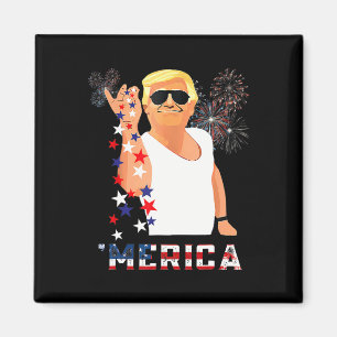 Funny Trump Salt Merica Freedom 4e juli cadeautjes Magneet