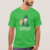 Funny Trump St Patricks Day Irish T-Shirt (Voorkant)