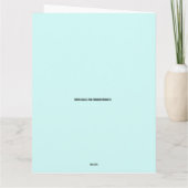 FUNNY TRUMP VADERDAG KAART (Achterkant)