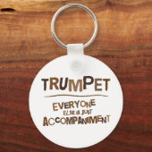 Funny Trumpet Gift Sleutelhanger (Voorkant)