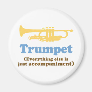 Funny Trumpet Joke Magneet