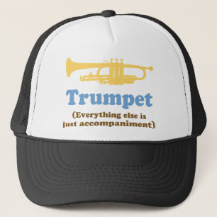 Funny Trumpet Joke Trucker Pet