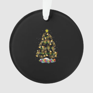 Funny Trumpet-kerstboomversiering muziekband Ornament