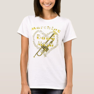 Funny Trumpet Marching Band Mam T-shirt
