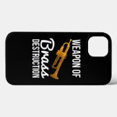 Funny Trumpet Player Gift Weapon of Brass Destruct Case-Mate iPhone Case (Achterkant (horizontaal))