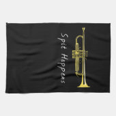 Funny Trumpet Spit gebeurt in de band Theedoek (Horizontaal)