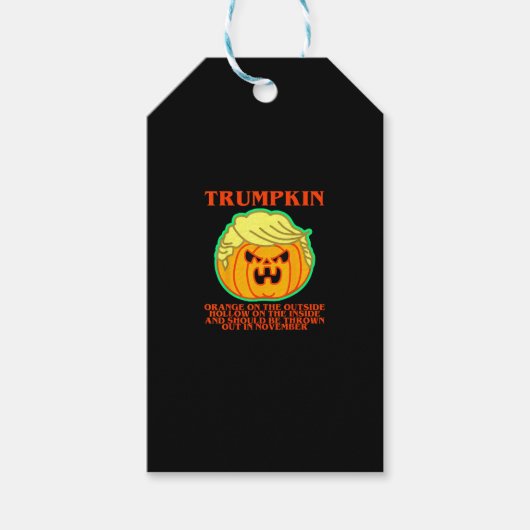 Funny Trumpkin Cadeaulabel (Voorkant)